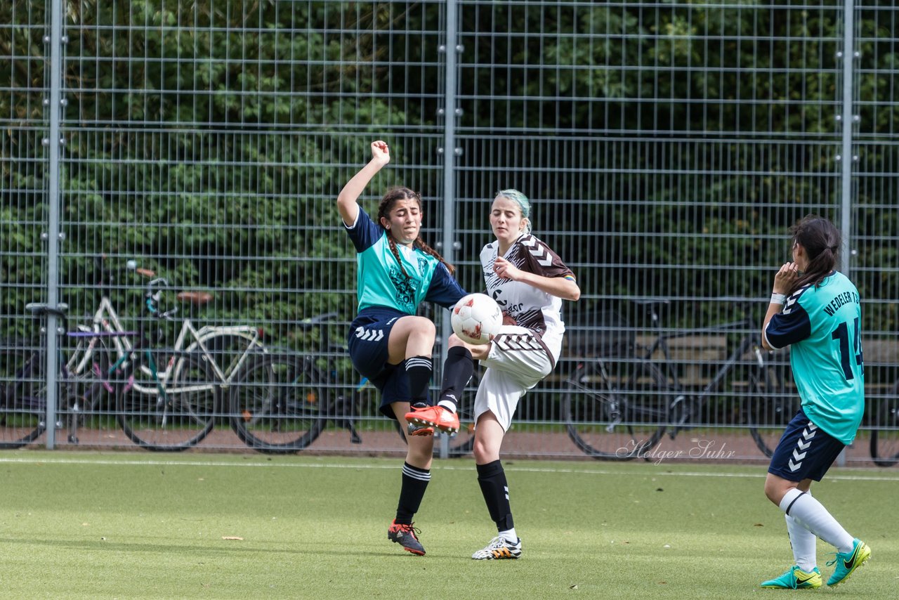 Bild 361 - B-Juniorinnen Wedel - St. Pauli : Ergebnis: 1:2